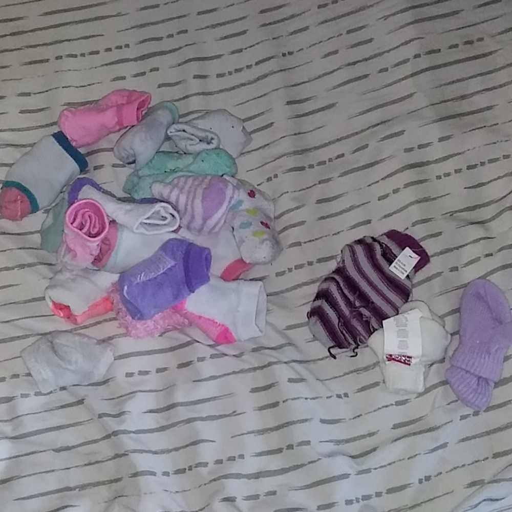 Socks and mittens
